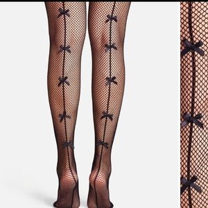 😍Pinup bow designed fishnet stocking/legging 🎀